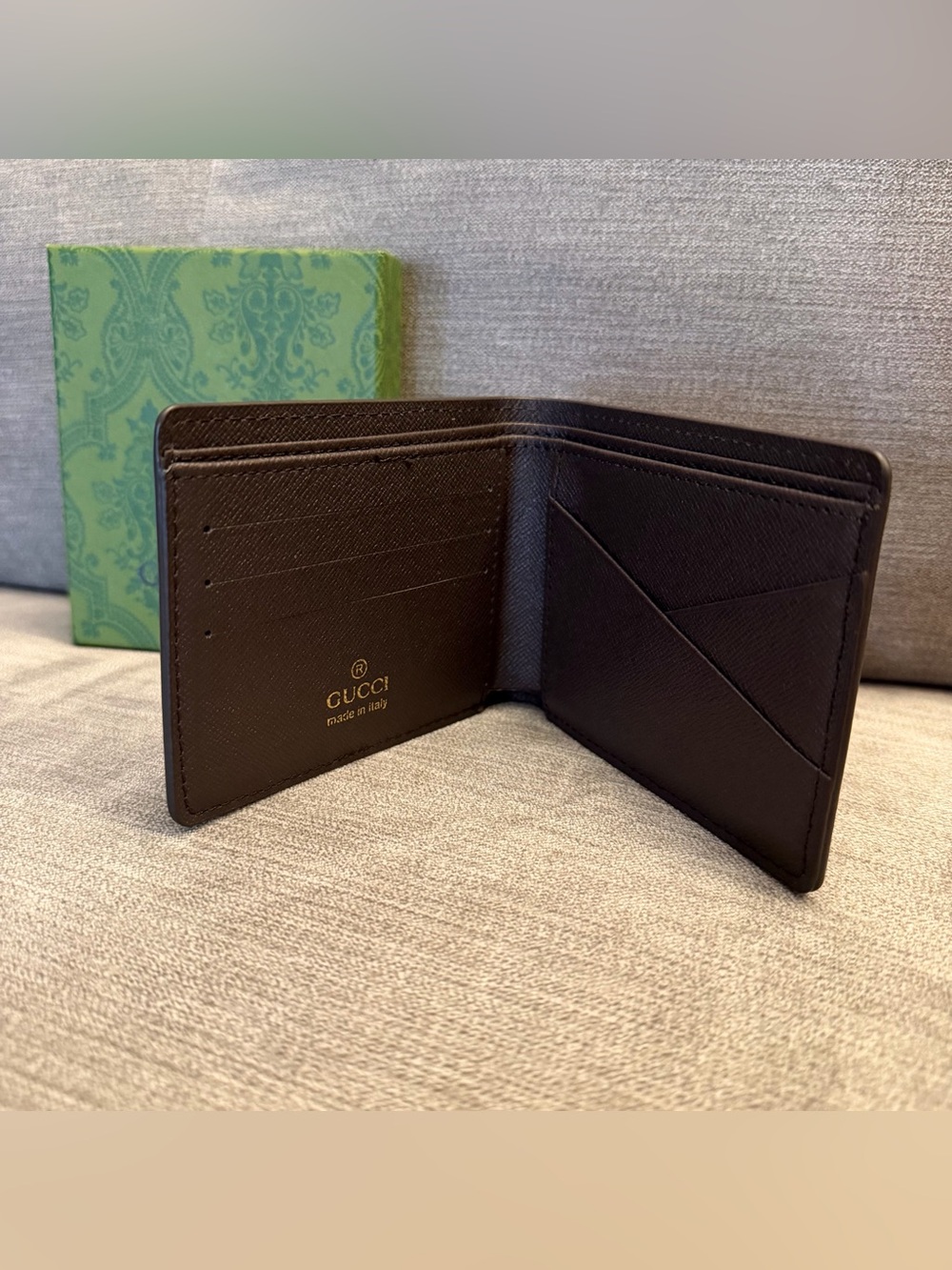 Gucci GG Supreme Snake Bi-Fold Wallet Men - Picture 4 of 4